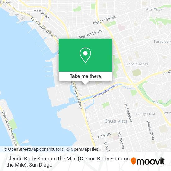Glenn's Body Shop on the Mile (Glenns Body Shop on the Mile) map