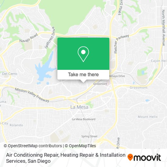 Mapa de Air Conditioning Repair, Heating Repair & Installation Services