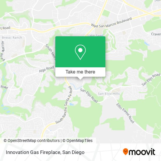 Mapa de Innovation Gas Fireplace