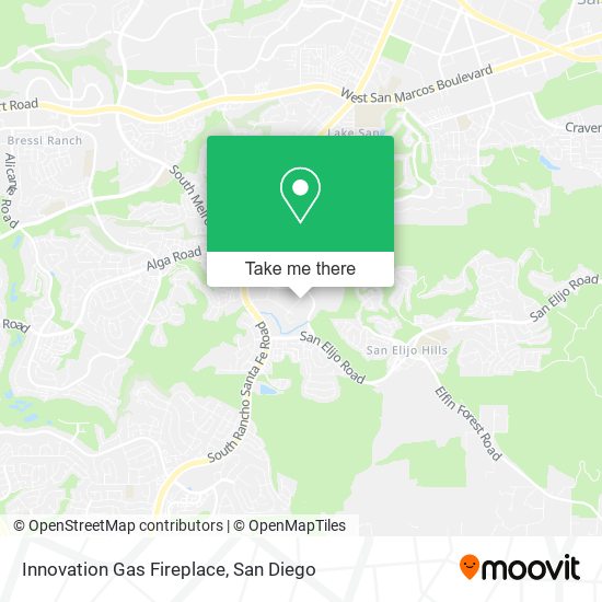 Innovation Gas Fireplace map