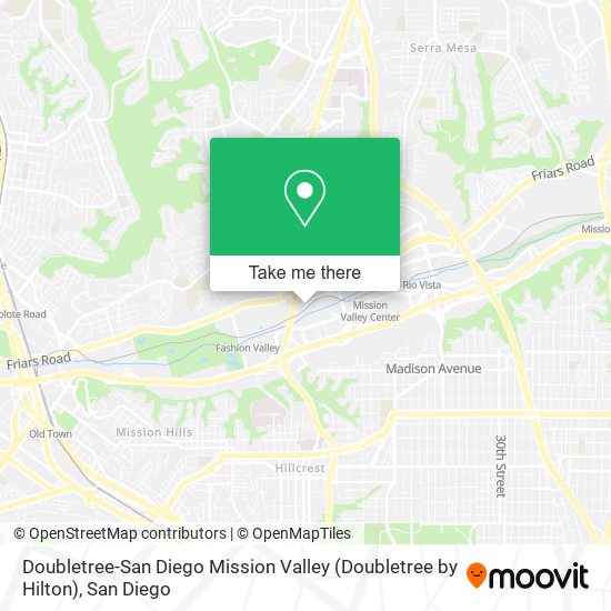 Mapa de Doubletree-San Diego Mission Valley (Doubletree by Hilton)
