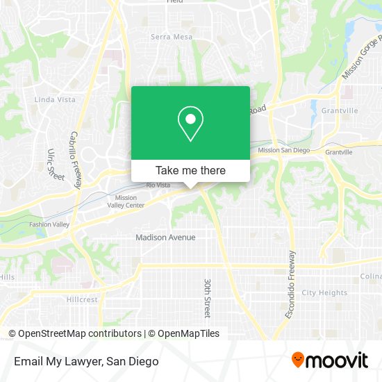 Email My Lawyer map