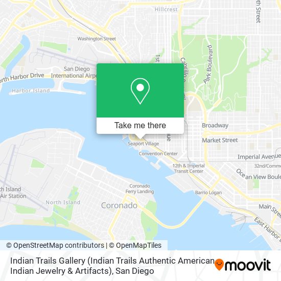 Mapa de Indian Trails Gallery (Indian Trails Authentic American Indian Jewelry & Artifacts)