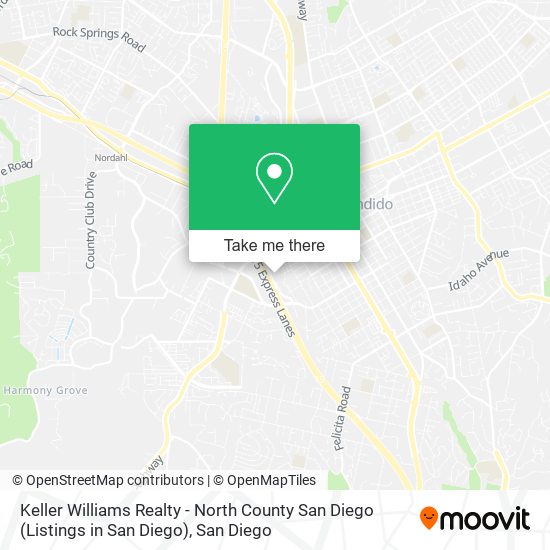 Keller Williams Realty - North County San Diego (Listings in San Diego) map