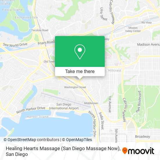 Mapa de Healing Hearts Massage (San Diego Massage Now)
