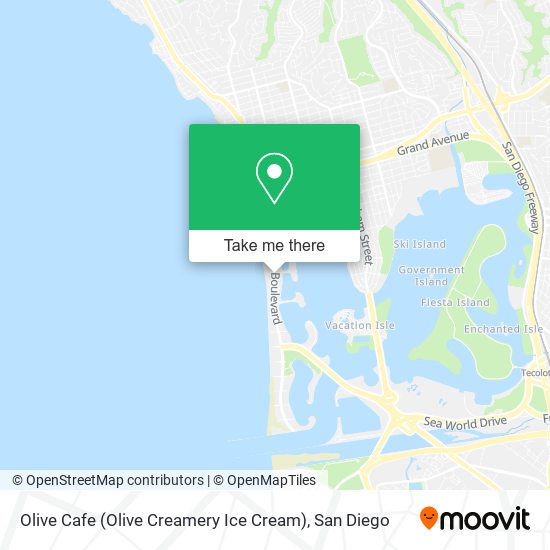 Mapa de Olive Cafe (Olive Creamery Ice Cream)