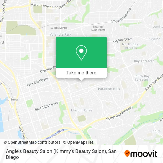 Angie's Beauty Salon map