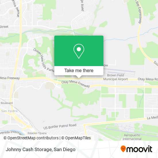 Johnny Cash Storage map