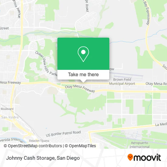 Mapa de Johnny Cash Storage