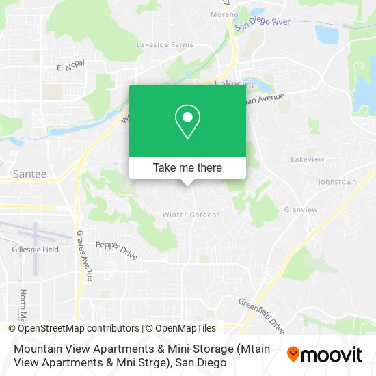 Mountain View Apartments & Mini-Storage (Mtain View Apartments & Mni Strge) map