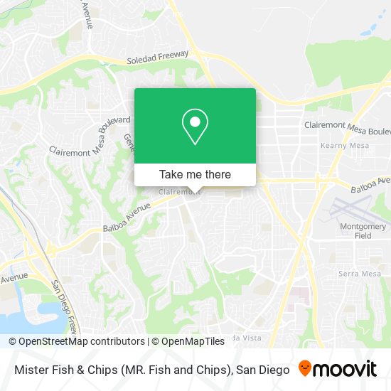 Mister Fish & Chips (MR. Fish and Chips) map