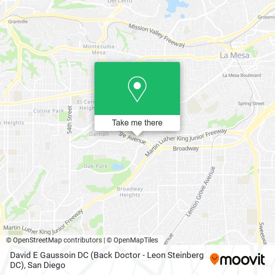 Mapa de David E Gaussoin DC (Back Doctor - Leon Steinberg DC)