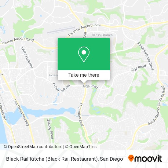 Mapa de Black Rail Kitche (Black Rail Restaurant)