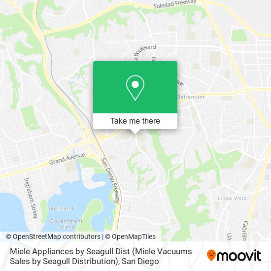 Miele Appliances by Seagull Dist (Miele Vacuums Sales by Seagull Distribution) map