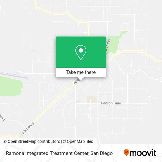 Mapa de Ramona Integrated Treatment Center