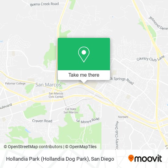 Mapa de Hollandia Park (Hollandia Dog Park)