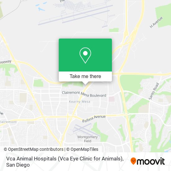 Mapa de Vca Animal Hospitals (Vca Eye Clinic for Animals)