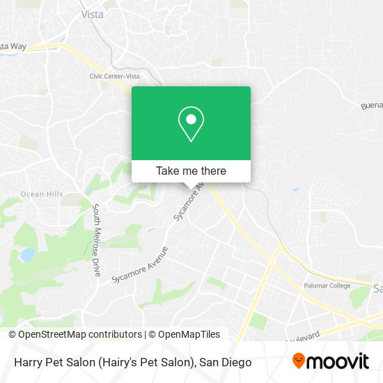 Mapa de Harry Pet Salon (Hairy's Pet Salon)