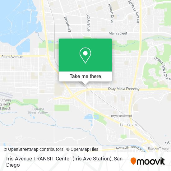 Mapa de Iris Avenue TRANSIT Center (Iris Ave Station)