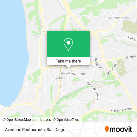 Aventine Restaurants map
