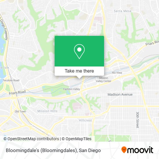 Mapa de Bloomingdale's (Bloomingdales)