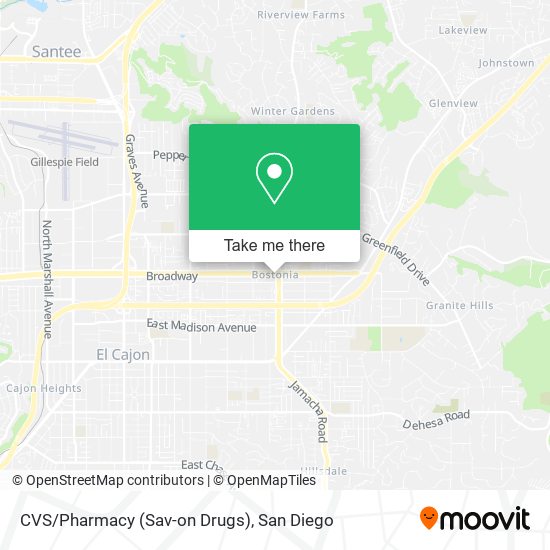 CVS/Pharmacy (Sav-on Drugs) map