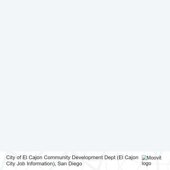 Mapa de City of El Cajon Community Development Dept (El Cajon City Job Information)