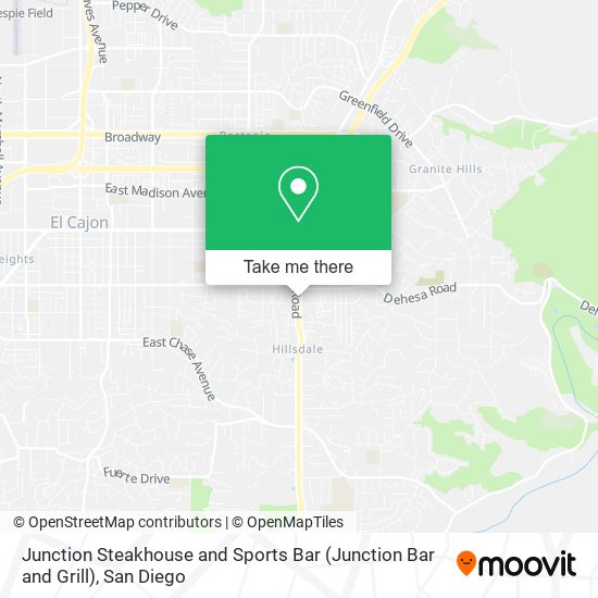 Mapa de Junction Steakhouse and Sports Bar (Junction Bar and Grill)