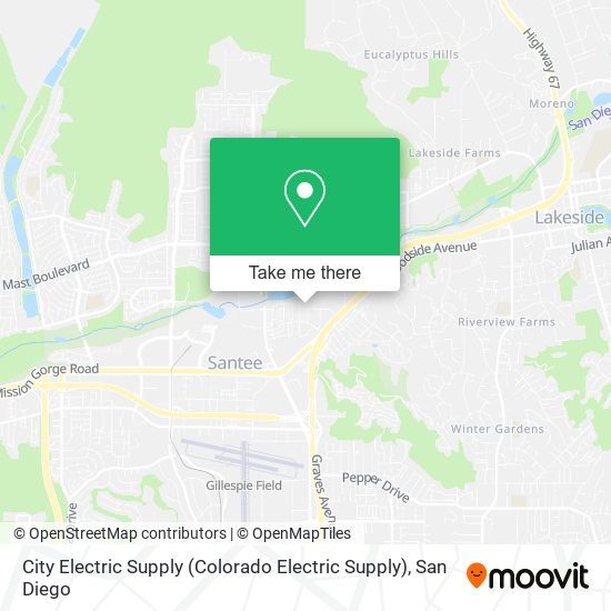 Mapa de City Electric Supply (Colorado Electric Supply)