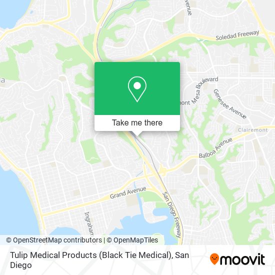 Mapa de Tulip Medical Products (Black Tie Medical)