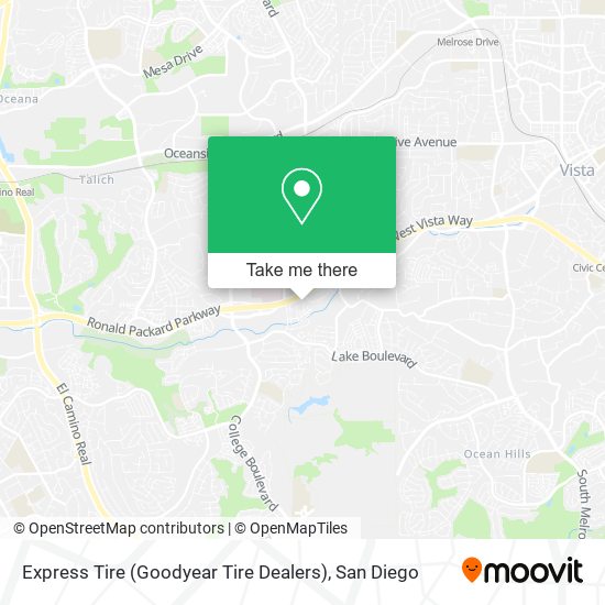 Express Tire (Goodyear Tire Dealers) map