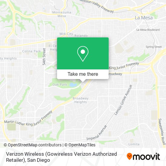 Verizon Wireless (Gowireless Verizon Authorized Retailer) map