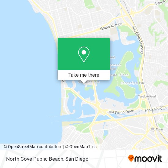 Mapa de North Cove Public Beach