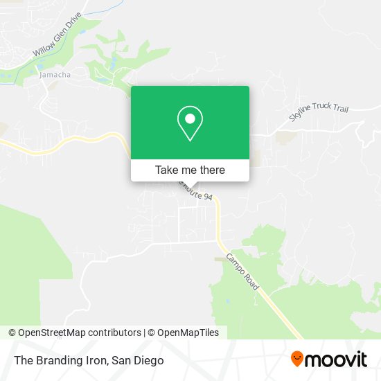 The Branding Iron map