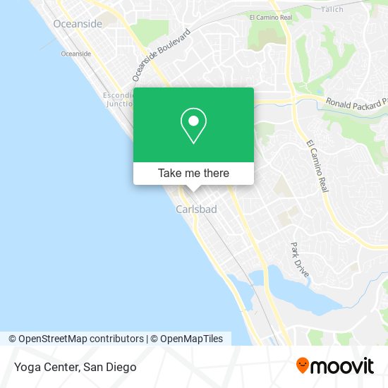 Yoga Center map