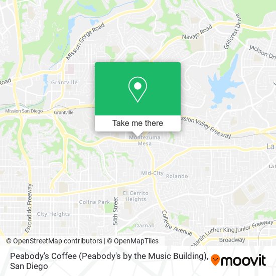 Peabody's Coffee (Peabody's by the Music Building) map