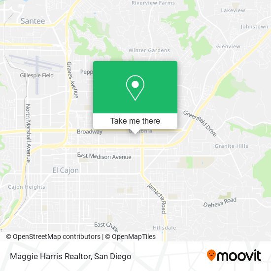 Maggie Harris Realtor map