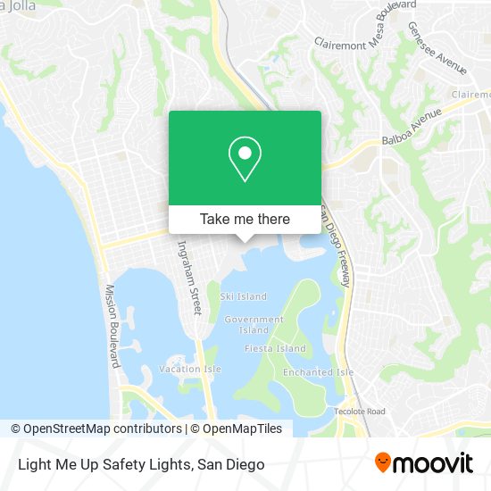 Light Me Up Safety Lights map