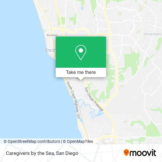 Caregivers by the Sea map