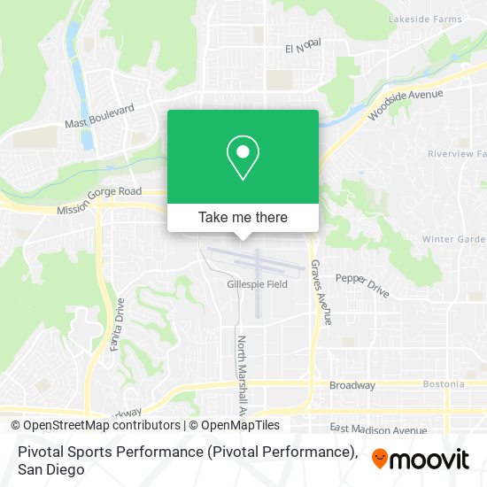 Mapa de Pivotal Sports Performance (Pivotal Performance)