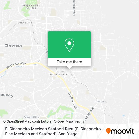 Mapa de El Rinconcito Mexican Seafood Rest (El Rinconcito Fine Mexican and Seafood)