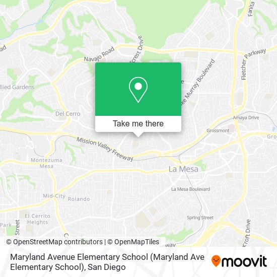 Mapa de Maryland Avenue Elementary School