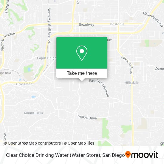 Mapa de Clear Choice Drinking Water (Water Store)