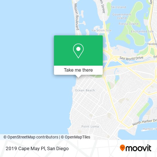 Mapa de 2019 Cape May Pl