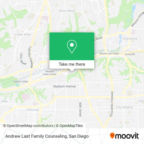 Andrew Last Family Counseling map