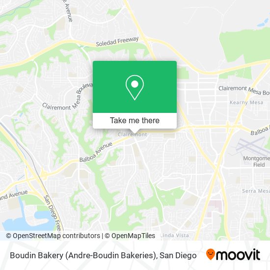 Mapa de Boudin Bakery (Andre-Boudin Bakeries)