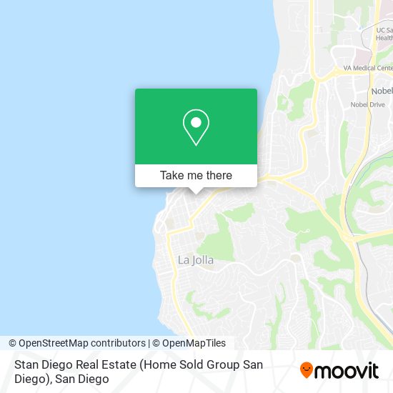 Stan Diego Real Estate (Home Sold Group San Diego) map