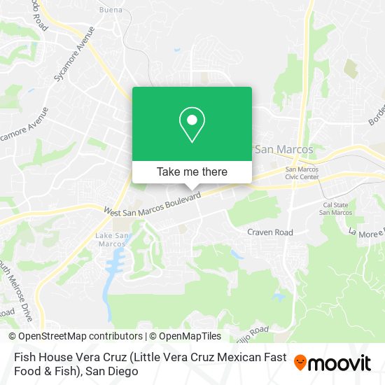 Mapa de Fish House Vera Cruz (Little Vera Cruz Mexican Fast Food & Fish)