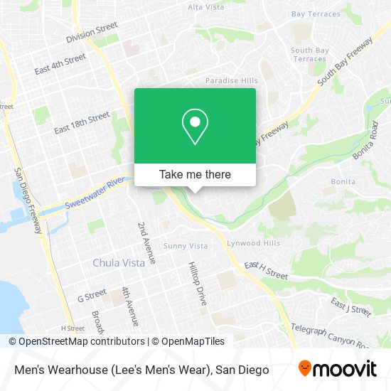 Men's Wearhouse (Lee's Men's Wear) map