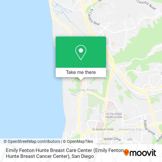 Mapa de Emily Fenton Hunte Breast Care Center